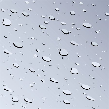 simsearch:400-04074032,k - Realistic illustration of water drops on glass - vector Stock Photo - Budget Royalty-Free & Subscription, Code: 400-05271600