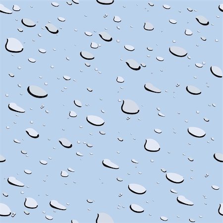 simsearch:400-04074032,k - Realistic illustration of water drops seamless texture - vector Stock Photo - Budget Royalty-Free & Subscription, Code: 400-05271601