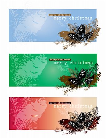 christmas colorful banner design Stock Photo - Budget Royalty-Free & Subscription, Code: 400-05271859