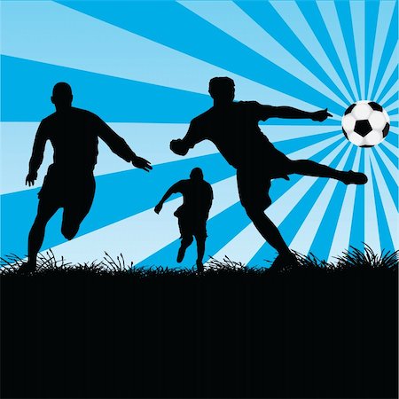 simsearch:400-04385920,k - vector illustration of soccer players Stock Photo - Budget Royalty-Free & Subscription, Code: 400-05271889