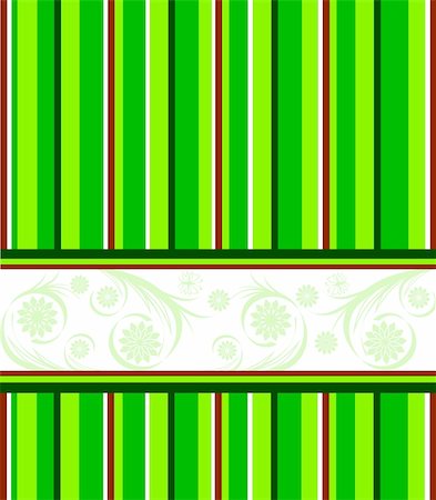 vector illustration of a striped floral background. Stockbilder - Microstock & Abonnement, Bildnummer: 400-05272069