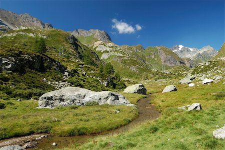 summer alpine landscape, high mountain landscape, Italy Stock Photo - Budget Royalty-Free & Subscription, Code: 400-05272530