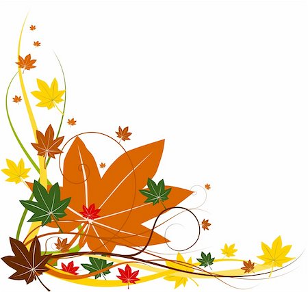 simsearch:400-05235690,k - Autumn vector floral background Stock Photo - Budget Royalty-Free & Subscription, Code: 400-05273672