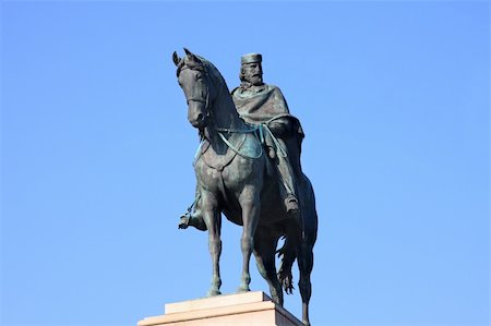 parc provincial garibaldi - Monument a Giuseppe Garibaldi ? Gianicolo in Roma, Italia Photographie de stock - Aubaine LD & Abonnement, Code: 400-05273986