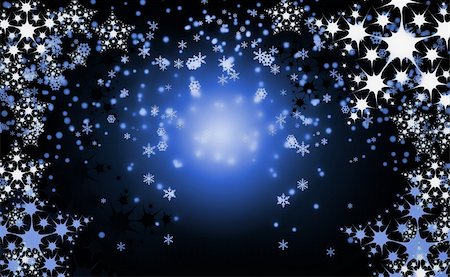 simsearch:400-04363033,k - dark christmas background with white snow flakes Photographie de stock - Aubaine LD & Abonnement, Code: 400-05284003