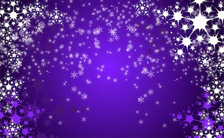 simsearch:400-04363033,k - violet christmas background with white snow flakes Photographie de stock - Aubaine LD & Abonnement, Code: 400-05284012