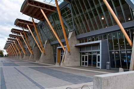 Back entry way for Richmond Olympic oval. Stock Photo - Budget Royalty-Free & Subscription, Code: 400-05284294