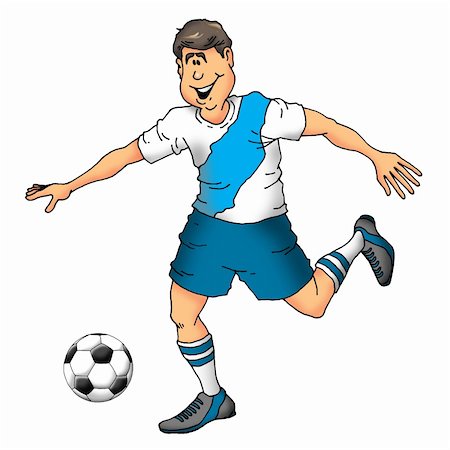 simsearch:400-06513403,k - Image of a soccer player about to make a play. Stock Photo - Budget Royalty-Free & Subscription, Code: 400-05284344