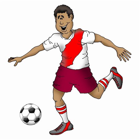simsearch:400-04137464,k - Image of a soccer player about to make a play. Stockbilder - Microstock & Abonnement, Bildnummer: 400-05284876