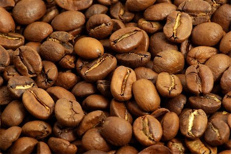 simsearch:400-04094520,k - Close up of the aromatic coffe beans Fotografie stock - Microstock e Abbonamento, Codice: 400-05285428