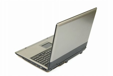 simsearch:400-05078674,k - professional laptop isolated on white background Fotografie stock - Microstock e Abbonamento, Codice: 400-05285445