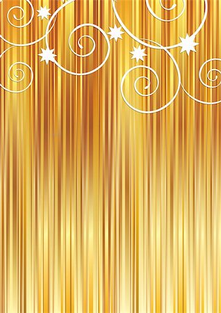 Golden stripes background Foto de stock - Royalty-Free Super Valor e Assinatura, Número: 400-05286575