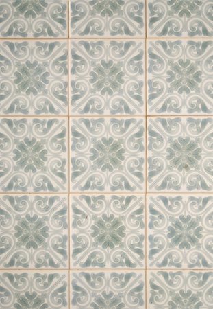 designer of interior decoration - Detail of Portuguese glazed tiles. Stock Photo - Budget Royalty-Free & Subscription, Code: 400-05286728