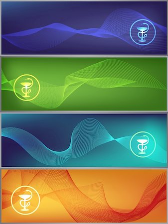 Set of colorful medicine banners. Stock Photo - Budget Royalty-Free & Subscription, Code: 400-05286796