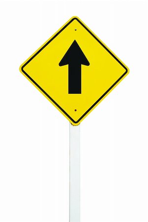 simsearch:400-08753718,k - go straight direction traffic sign isolated Foto de stock - Royalty-Free Super Valor e Assinatura, Número: 400-05286821