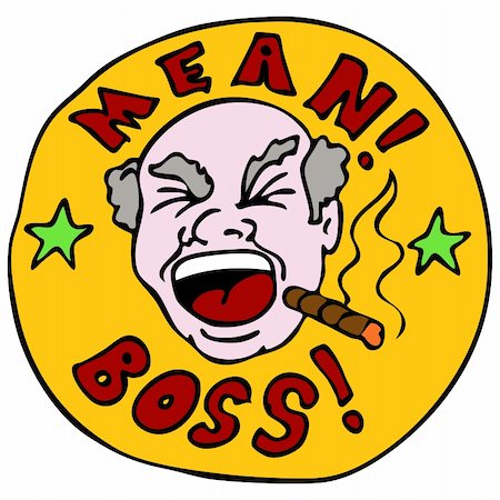 An image of a screaming mean boss. Stock Photo - Budget Royalty-Free & Subscription, Code: 400-05286909