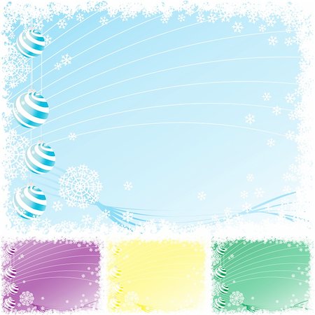 vector holiday backgrounds. christmas Stock Photo - Budget Royalty-Free & Subscription, Code: 400-05287177