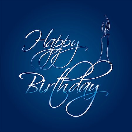 illustration of abstract happy birthday card Foto de stock - Super Valor sin royalties y Suscripción, Código: 400-05287547