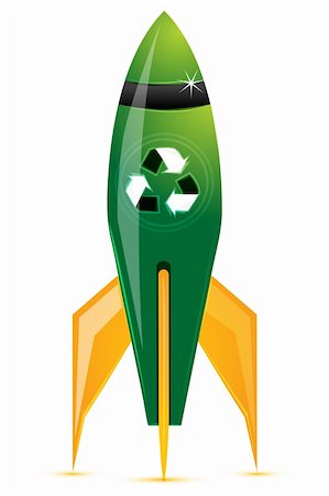simsearch:400-05305041,k - illustration of recycle jet on isolated background Photographie de stock - Aubaine LD & Abonnement, Code: 400-05287548