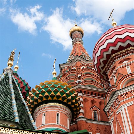 simsearch:400-04520111,k - St. Basil's Cathedral in Moscow on red square Photographie de stock - Aubaine LD & Abonnement, Code: 400-05287673