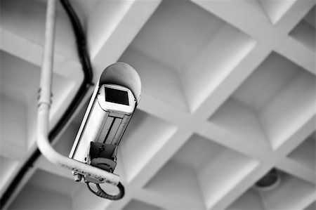 elwynn (artist) - Security camera in the public place of buildings. Stock Photo - Budget Royalty-Free & Subscription, Code: 400-05287939