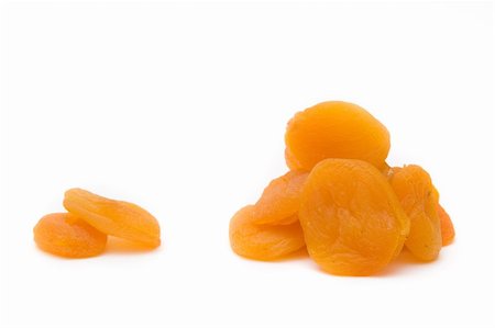 simsearch:400-04823249,k - dried apricots isoalted on white Stock Photo - Budget Royalty-Free & Subscription, Code: 400-05288006