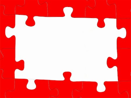 simsearch:400-05288074,k - Jigsaw puzzle pieces isolated against a white background Stock Photo - Budget Royalty-Free & Subscription, Code: 400-05288077