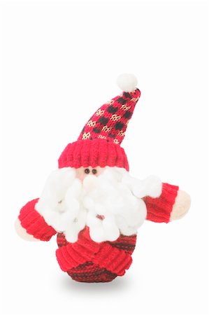 simsearch:400-04774467,k - Santa Figure on White Background Stock Photo - Budget Royalty-Free & Subscription, Code: 400-05288363