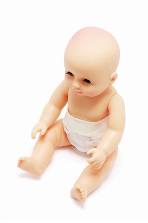 doll white background - Baby Doll Stock Photo - Budget Royalty-Free & Subscription, Code: 400-05288595