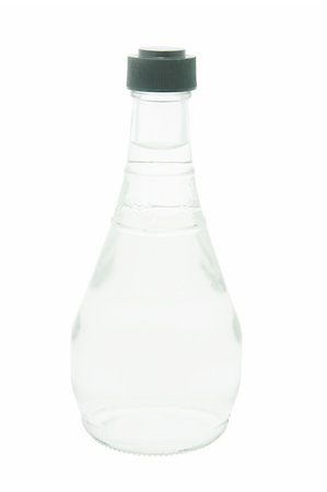 simsearch:400-04997063,k - Glass Bottle on White Background Photographie de stock - Aubaine LD & Abonnement, Code: 400-05288706