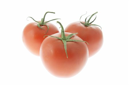 simsearch:400-05369257,k - Tomatoes on White Background Photographie de stock - Aubaine LD & Abonnement, Code: 400-05288727