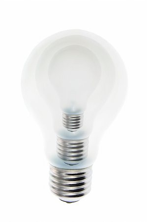 simsearch:400-04774950,k - Light Bulb on White Background Photographie de stock - Aubaine LD & Abonnement, Code: 400-05288769