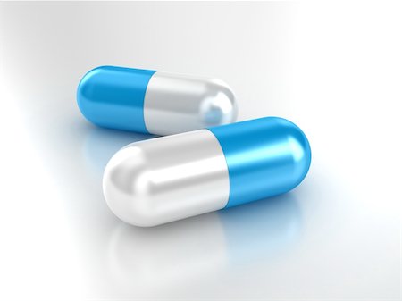 simsearch:400-08697202,k - Illustration of two capsules with a medicine inside Stock Photo - Budget Royalty-Free & Subscription, Code: 400-05289258