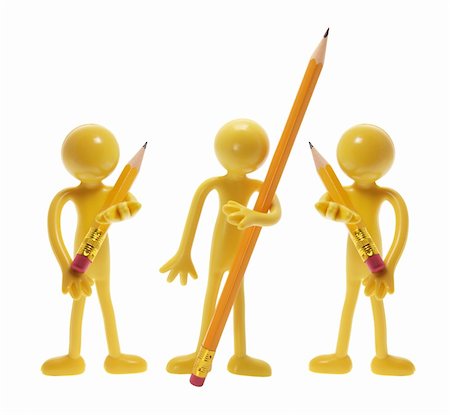 simsearch:400-05289292,k - Miniature Figures with Pencils Stock Photo - Budget Royalty-Free & Subscription, Code: 400-05289646