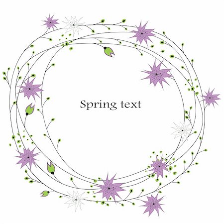 shekoru (artist) - Colourful Spring flowers background. Vector illustration Foto de stock - Super Valor sin royalties y Suscripción, Código: 400-05289710