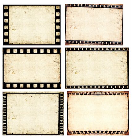 Close up of vintage movie film strips Stock Photo - Budget Royalty-Free & Subscription, Code: 400-05280040