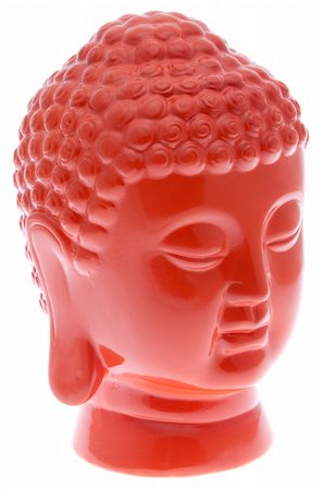 simsearch:400-04755656,k - Modern buddha statue in vibrant orange.  File includes clipping path. Stock Photo - Budget Royalty-Free & Subscription, Code: 400-05280946