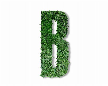 simsearch:846-03165308,k - A letter designed as if being cut from the grass Stockbilder - Microstock & Abonnement, Bildnummer: 400-05281647