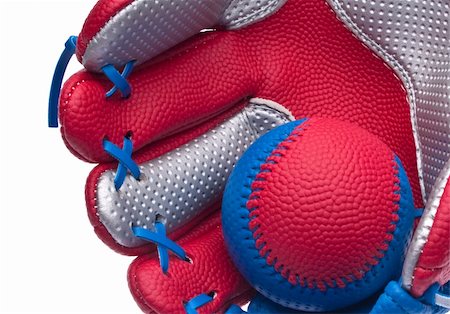 simsearch:400-04758470,k - Red Baseball Glove Border Close Up with Copy Space. Foto de stock - Royalty-Free Super Valor e Assinatura, Número: 400-05282211