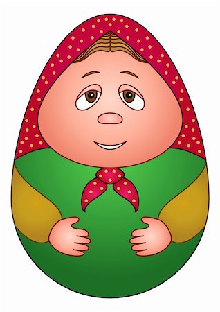 simsearch:400-04786757,k - Doll matreshka, Russian traditional national wooden doll Stock Photo - Budget Royalty-Free & Subscription, Code: 400-05282762