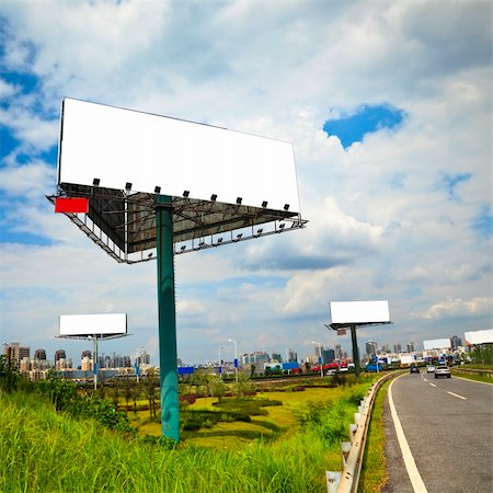 the billboard ande road outdoor. Stock Photo - Budget Royalty-Free & Subscription, Code: 400-05283675