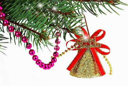 Christmas pictures on a light background Fotografie stock - Microstock e Abbonamento, Codice: 400-05283802