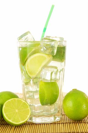 simsearch:400-04787910,k - mojito or Caipirinha cocktail drink with lemon Stock Photo - Budget Royalty-Free & Subscription, Code: 400-05283981