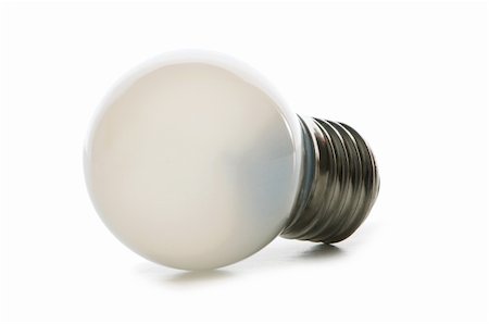 simsearch:400-04750349,k - Light bulb isolated on the white background Stock Photo - Budget Royalty-Free & Subscription, Code: 400-05294638