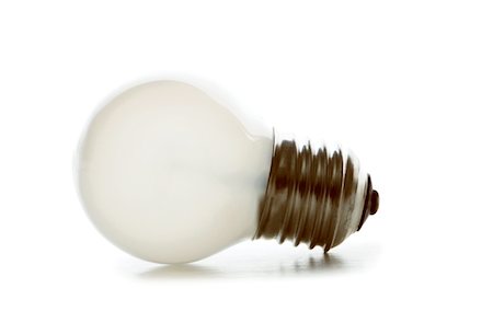 simsearch:400-04263435,k - Light bulb isolated on the white background Photographie de stock - Aubaine LD & Abonnement, Code: 400-05294639