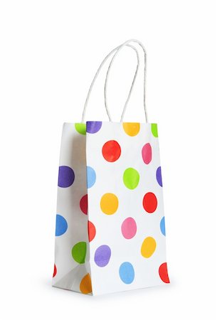 simsearch:400-05248445,k - Shopping bags isolated on the white background Fotografie stock - Microstock e Abbonamento, Codice: 400-05294646