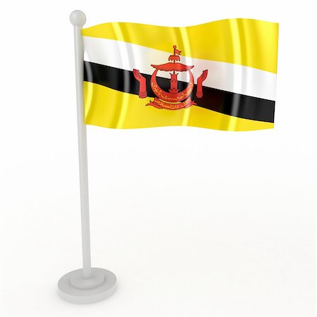 simsearch:400-04796084,k - Illustration of a flag of Brunei on a white background Foto de stock - Royalty-Free Super Valor e Assinatura, Número: 400-05295133