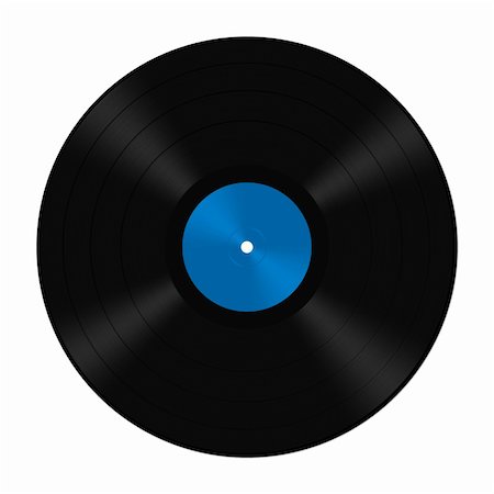 simsearch:400-05323165,k - Vinyl Record in white background Foto de stock - Royalty-Free Super Valor e Assinatura, Número: 400-05295247