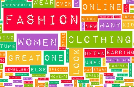 simsearch:400-08735204,k - Fashion Industry Online as a Creative Abstract Stock Photo - Budget Royalty-Free & Subscription, Code: 400-05295262