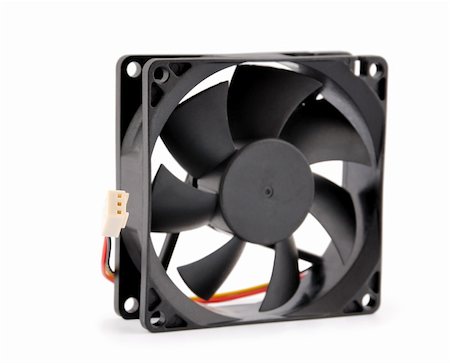 simsearch:400-08676685,k - The computer fan isolated on white background Stock Photo - Budget Royalty-Free & Subscription, Code: 400-05295359